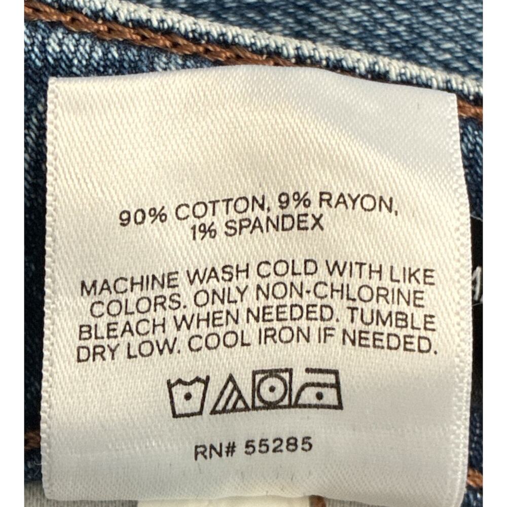 Express Women’s Relaxed Straight Ankle Blue Jeans size 10R - Picture 9 of 10